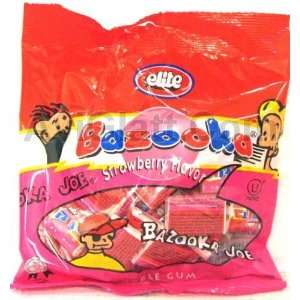 Elite Bazooka Joe Strawberry Flavor Bubble Gum 6 oz:  