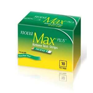  Nova Max Plus Ketone Test Strips   10 Ct Health 