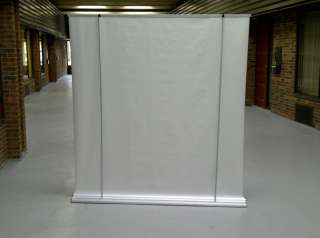 82 WIDE PRO Retractable BackWall Trade Show Backdrop Booth Banner 