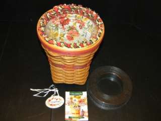 Longaberger Basket 1998 May Series Snapdragon Set  