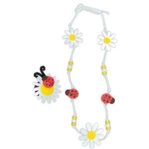 Lets Party By Darice Crafts AC Foam Daisy and Ladybug Jewelry Activity