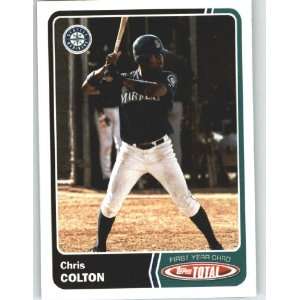  2003 Topps Total #911 Chris Colton FY RC   Seattle 
