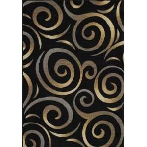  Dalyn Monterey MR106 Black Contemporary 33 x 5 Area Rug 