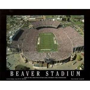  Unframed Beaver Stadium Penn State Nittany Lions Large 