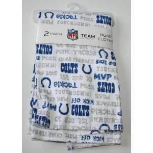  NFL Indianapolis Colts Burp Cloths Quantity 2: Baby