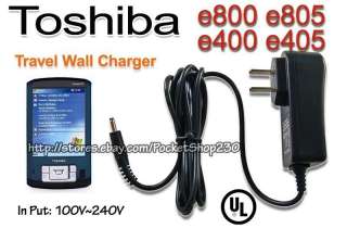 Toshiba e800 e805 e400 e405 pocket PC AC wall charger  