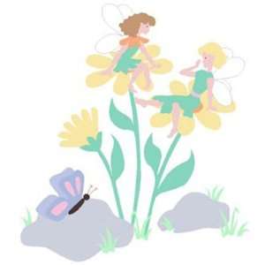    Fairy Wonderland Daisy Fairies DIY Wall Decor Kit: Home & Kitchen