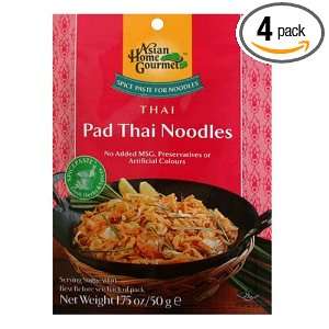Asian Home Gourmet Spice Paste for Pad Thai Noodles, 1.75 Ounce Pouch 