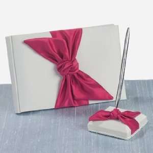  Love Knot Guest Book and Pen Set Style DB42GBPI/APP: Arts 