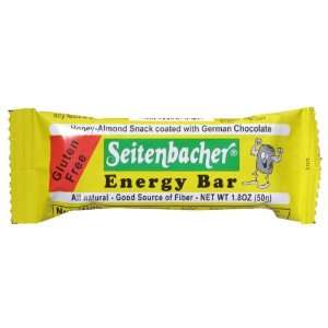 Seitenbacher Gluten Free Energy Bar, Honey Almond Snack coated with 