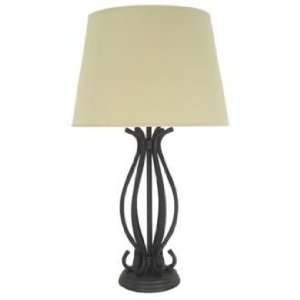  Sovereign Collection Scroll Iron Table Lamp