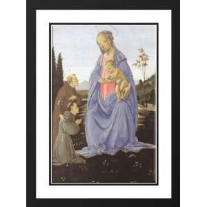 Lippi, Filippino 19x24 Framed and Double Matted Madonna with Child, St 