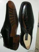 FRATELLI SELECT Dress leather shoes 12M BLACK mens  