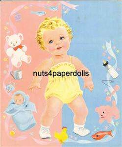 VINTAGE 3 SWEET BABY PAPER DOLL LASER REPRO FREESHW2  