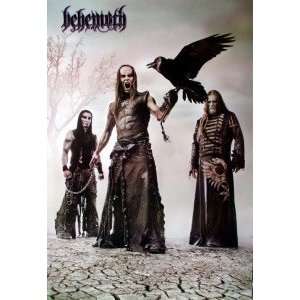 Behemoth POSTER 23.5 x 34 Polish death metal blackened band (sent from 