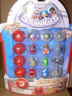 Boys 2011 SQUINKIES MOC 14 Pack w/ BATTLE DICE Series 2 ~ Fun Easter 