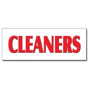 12 CLEANERS DECAL sticker laundry dry cleaning:  