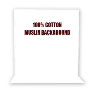 DOUBLE 10 x 20 ft WHITE BACKGROUNDS MUSLIN BACKDROPS 847263073675 