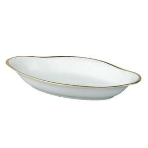  Raynaud Fontainebleau Gold Pickle Dish 9 In Kitchen 