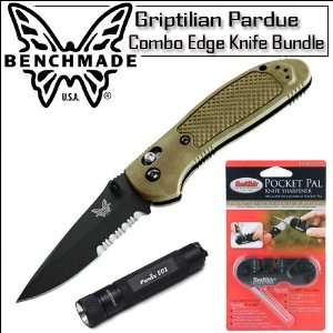  Benchmade Knife 551SBKOD Griptilian Pardue ComboEdge Blade 