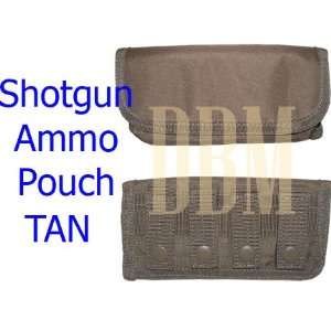  Molle Tactical Shotgun Ammo Pouch Tan