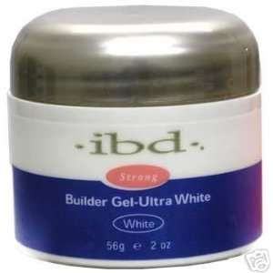  IBD UV Builder Gel Nails Acrylic Ultra White 2oz Beauty