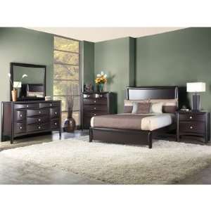   California King Panel Bedroom Set in Dark Espresso: Furniture & Decor