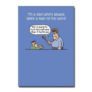   Word   Outrageous Cartoon Fathers Day Greeting Card