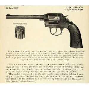  1948 Print .22 Long Rifle Iver Johnson Target Sealed Eight 