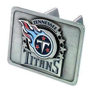  Tennessee Titans NFL Pewter Trailer Hitch Cover: Sports 