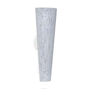 Tino Outdoor Wall Sconce Height / Finish / Glass Shade: Large / White 