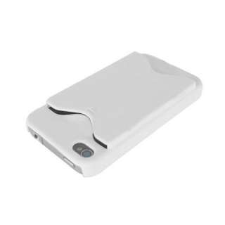 White Business Cards Hard Case for iPhone 4 4G + Film  