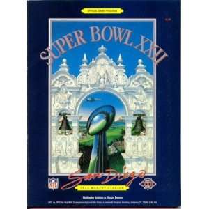  1988 Super Bowl XXII Program   Redskins / Broncos Sports 