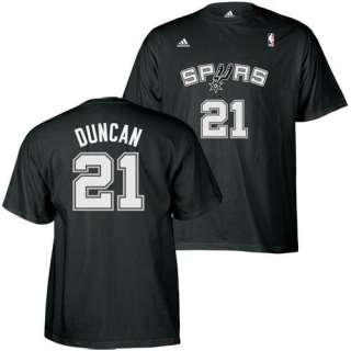 San Antonio Spurs Tim Duncan Jersey T Shirt sz Large  