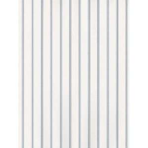  Ticking Stripe Blue on White Wallpaper in Simply Stripes 