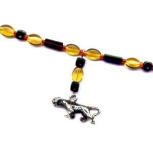  Tiger 10 1/2 Ankle Bracelet Jungle Jewelry Gift Boxed 