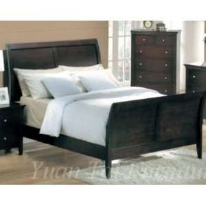  MN4040Q Montgomery Queen Sleigh Bed in a Cappuccino