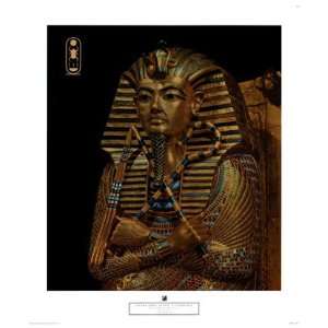 Golden Effigy of King Tutankhamen by Unknown 23x27  