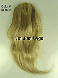 12 100% HUMAN TOPPER WIGLET INTEGRATION HAIRPIECE  