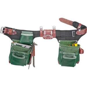   Leather 9556 Adj Green Lights Tool Bag Leather: Home Improvement