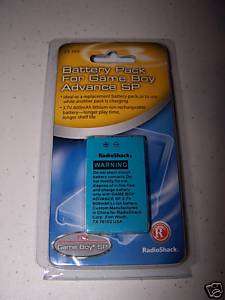 NEW GAMEBOY ADVANCE SP 3.7v RECHARGEABLE BATTERY PACK  
