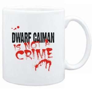  Mug White  Being a  Dwarf Caiman is not a crime 