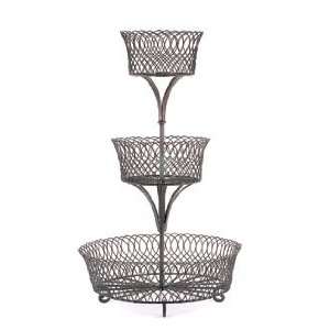  Three Tier Wire Planter w feet Patio, Lawn & Garden