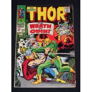   Mighty Thor #147 1967 Silver Age Marvel Comic Book 
