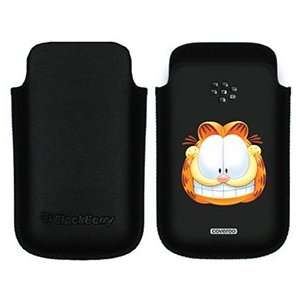  Garfield Big Smile on BlackBerry Leather Pocket Case 