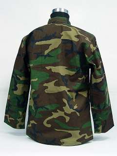 SWAT Airsoft Camo Woodland BDU Uniform Shirt Pants L  