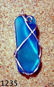Beach   Sea   Ocean stained Glass pendant jewelry  