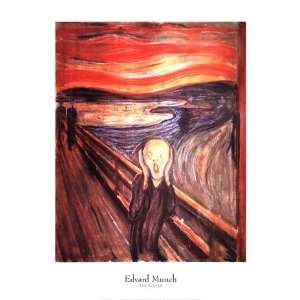 The Scream, c.1893   Poster by Edvard Munch (24x32 