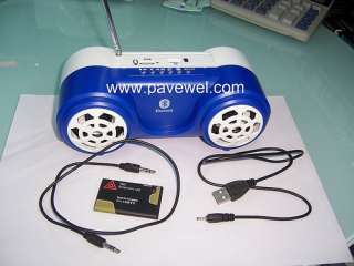 Bluetooth MP3 player speaker with FM radio, USB drive, TF card  