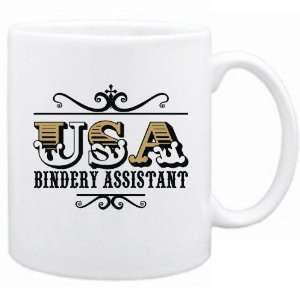  New  Usa Bindery Assistant   Old Style  Mug Occupations 